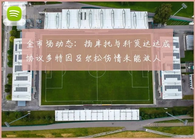 全市场动态：扬库托与科莫达达成协议多特因吕尔松伤情未能放人